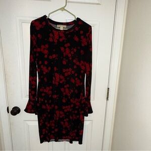 Michael Kors dress. Rose print. Like new!